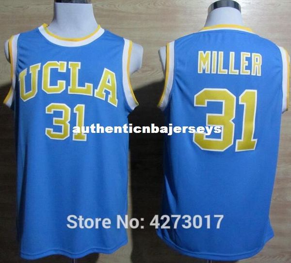

ucla bruins college reggie miller jersey men blue for sport fans breathable sewing lavine basketball jerseys ncaa, Black;blue