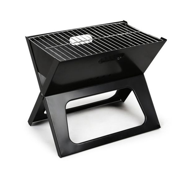 

x shape folding bbq grill thicken iron material barbecue stove outdoor portable charbroiler charcoal barbecue grill