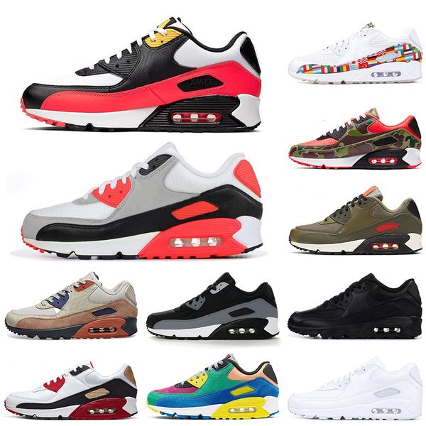 

2020 mens trainer running shoes viotech triple black white camo athletic men women sports sneakers size 36-45