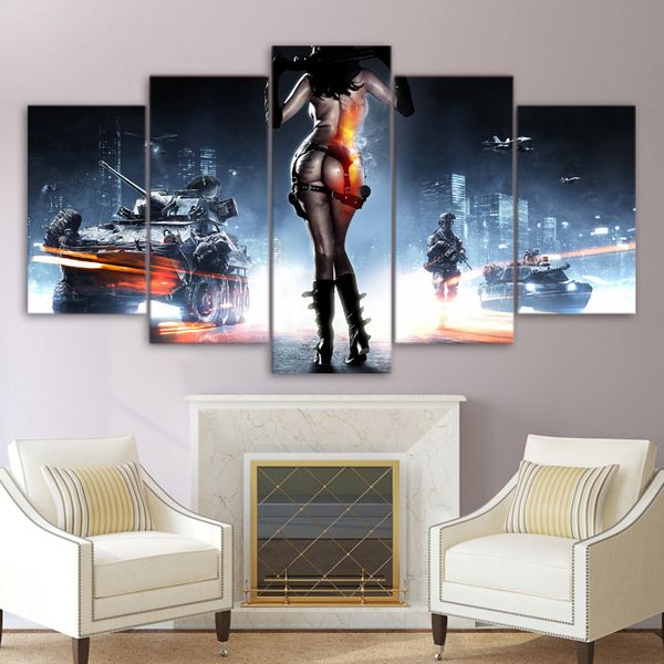 

hd inkjet home wall decoration painting war woman