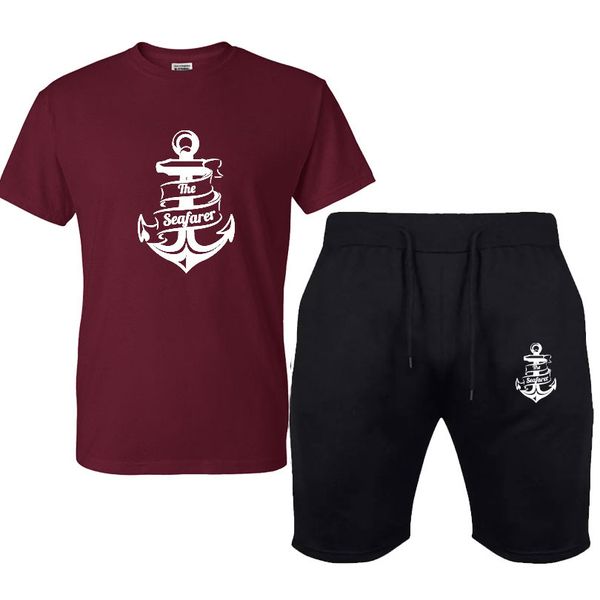 

men's tracksuits mens european and american style fashion pattern two-piece track suit summer casual male active leisure suits size s-3, Gray