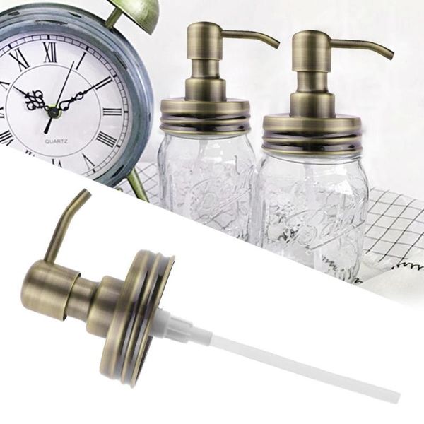 

мыла anti-rust из нержавеющей стали металла mason jar шампунь лосьон бутылка дозаторы насос и аксессуары для ванной комнаты крышка