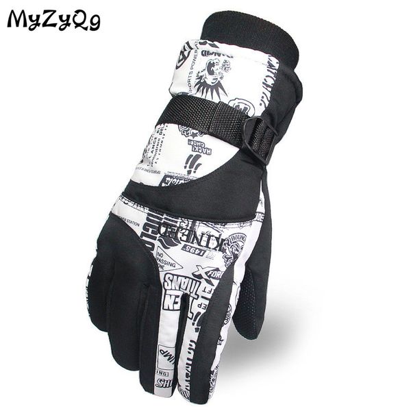 

women men's ski gloves waterproof windproof outdoor cold-proof thermal snowboarding gloves unisex