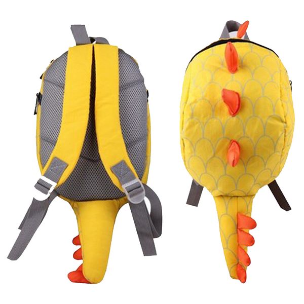 

children backpack aminals kindergarten school bags for 1-4 years dinosaur anti lost backpack for kids