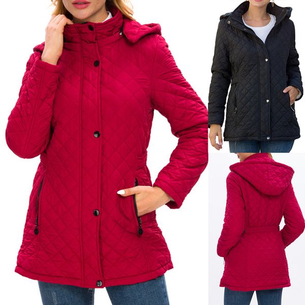 

women's winter warm coat slim hoodie parkas overcoat fleece jacket female fashion outwear winproof outdoor cycling hiking jacket, Blue;black
