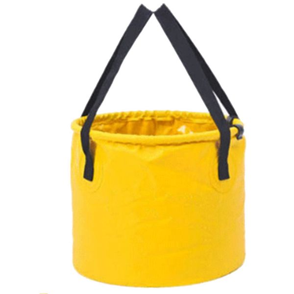 

abgz-outdoor folding bucket camping fishing bucket wash basin sink washbasin portable pvc car wash 20l