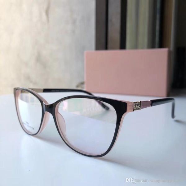 

eyeglasses frame women men brand designer eyeglass frames designer brand eyeglasses frame clear lens men glasses frame oculos miu02 and case, Silver