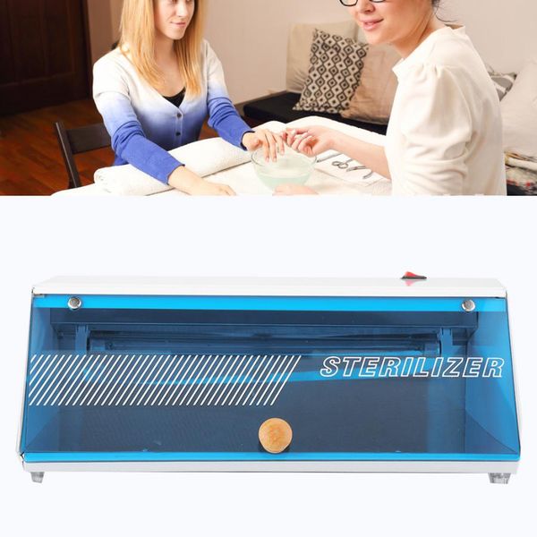 

uv ozone sterilizer disinfection heater cabinet for manicure dressing instruments heater cabinet, Silver