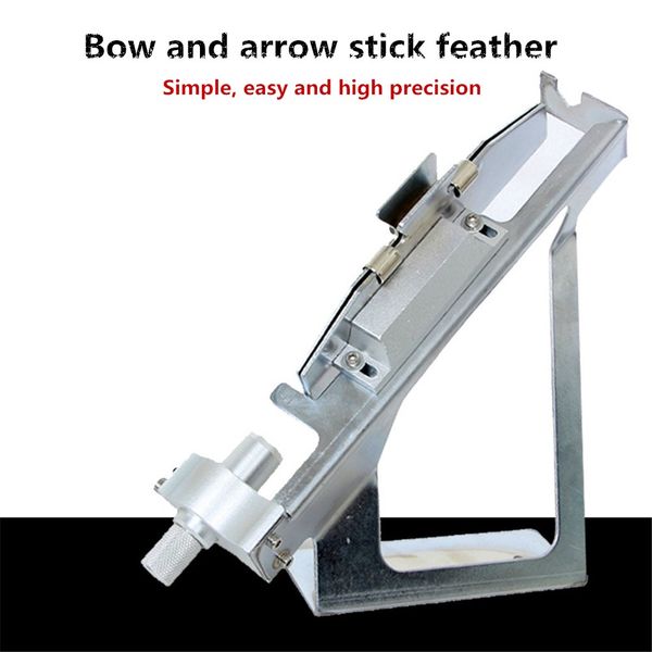 

bow arrow diy archery arrows feather stick tool adjustable fletching jig stick