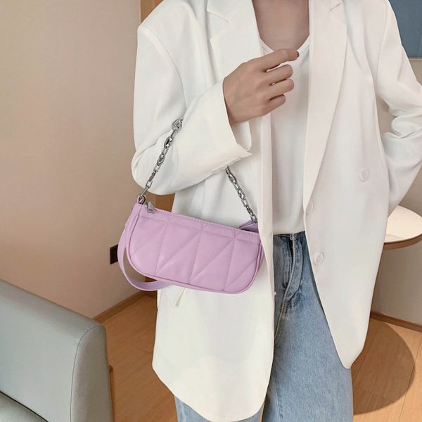 

2020 new shoulder bag women's casual fashion korean version of the chain portable armpit bag texture crossbody