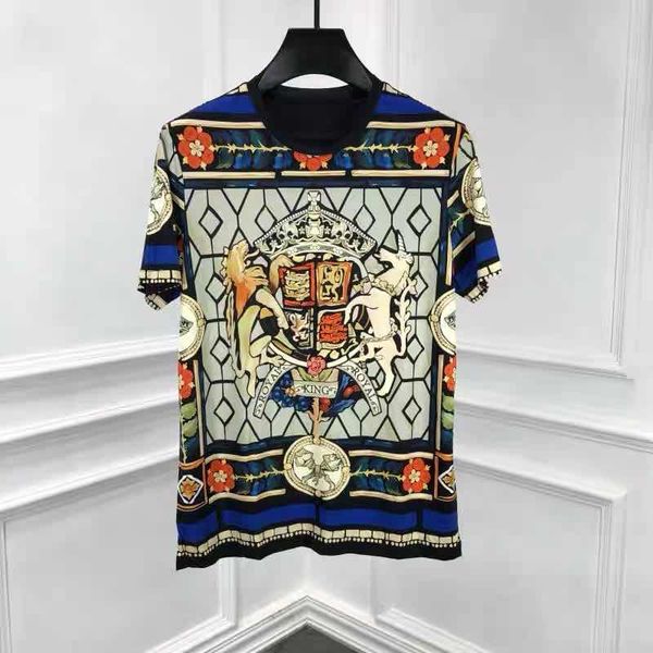 

ch0465 fashion men's & tees 2020 runway luxury european design short print party style t-shirts men's clothing, White;black