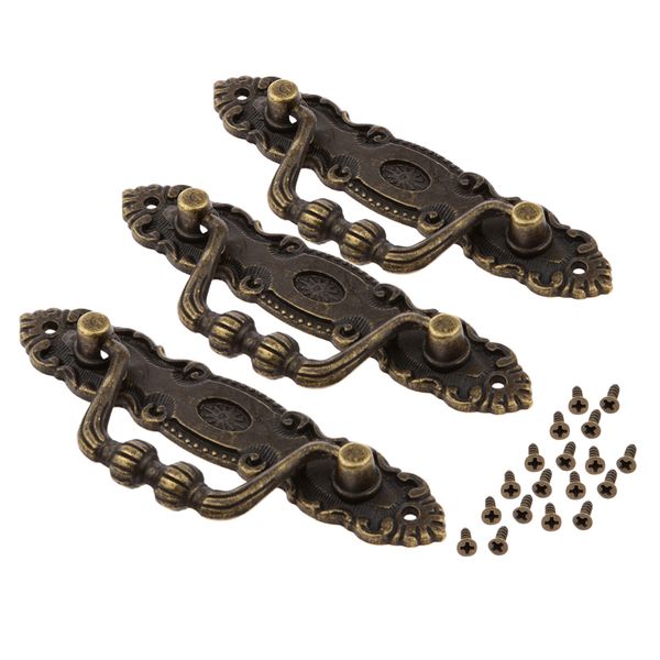 

3 старинные сплава шкаф шкаф дверь шкаф ящика