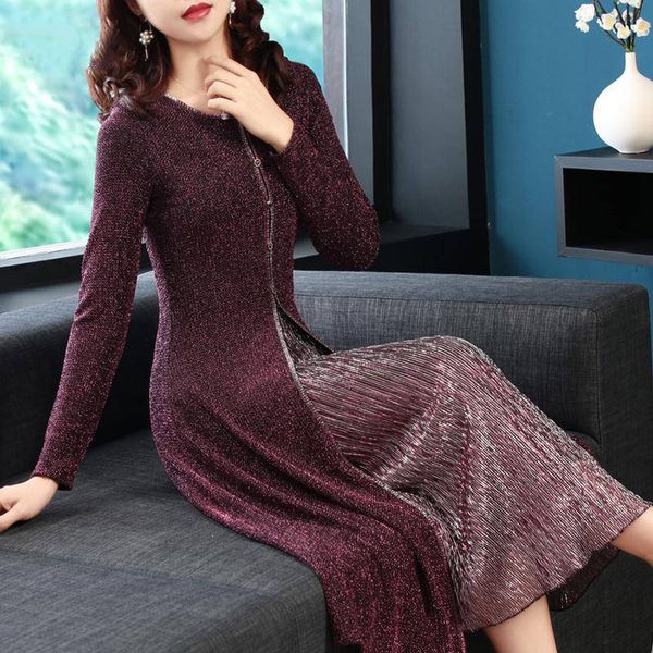 

women jumper o neck long sleeve sweater clothes female solid color stitching streetwear knitted casual pullovers dress, White;black