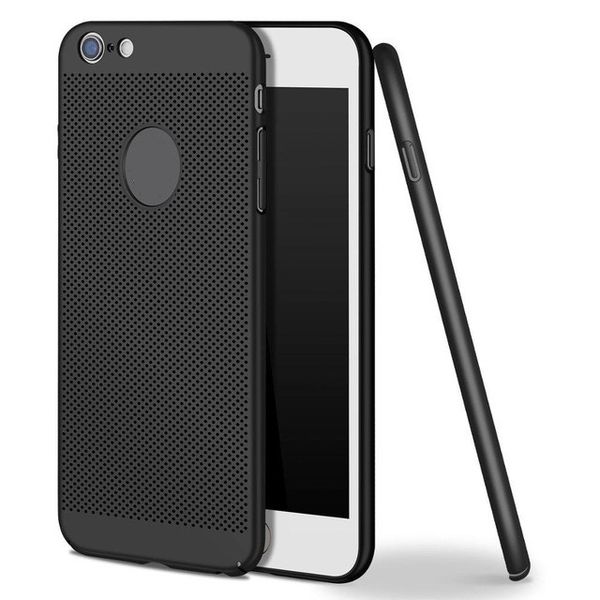 

heat dissipation phone case for iphone 11 promax xs xr max xr 7 8 plus 6 6s plus 5 5s se hard pc phone breathable ultra slim coque shell