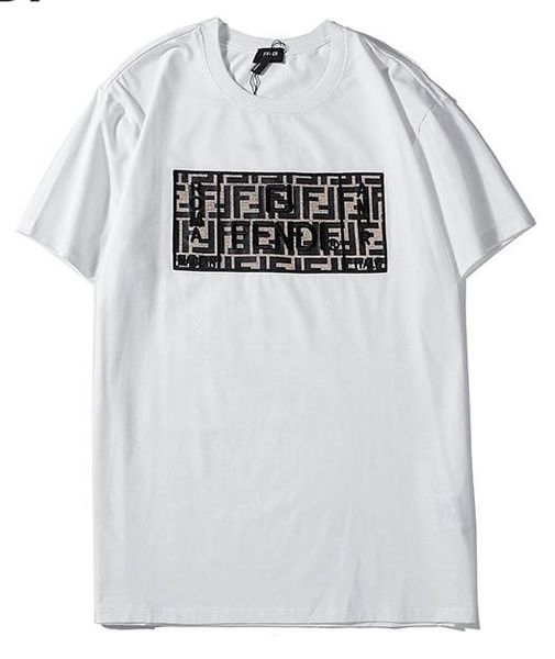 

2020 mens designer t shirt women brand t shirt letter printed tees for lady summer pullover short sleeve casual shirts 2032809q, White