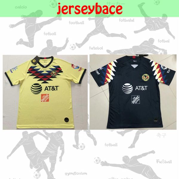 

New 2019 2020 liga mx club america occer jer ey home away 3rd matheu r martinez d lainez o peralta p aguilar man football hirt