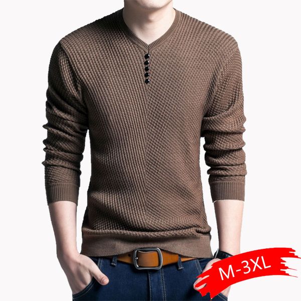 

sweater men casual v-neck pullover men autumn slim fit long sleeve shirt mens sweaters knitted cashmere wool pull homme, White;black