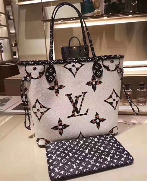 

Cla ic de igner handbag pur e letter neverfull jungle child hopping bag houlder portable handbag