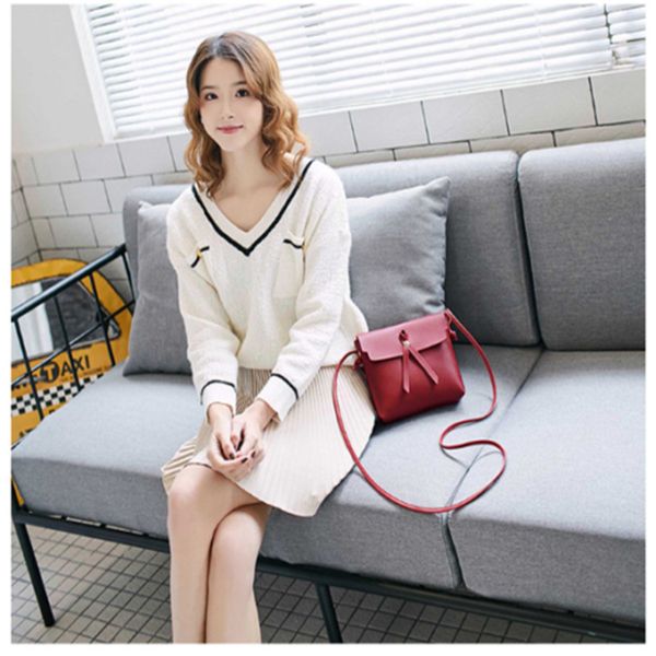 

good quality women chain bags handbags ladies fashion pu leather shoulder crossbody bag female solid color handbag messenger bag