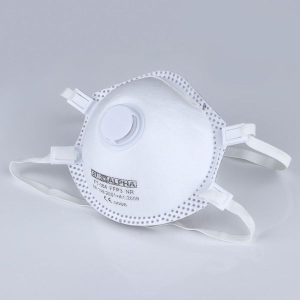 

5pack virus mouth-face mask,valved respirator ventilated virus bacteria repiratory mask corona mask, mask for viruses n95 ffp3