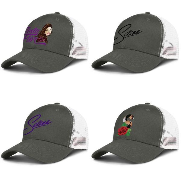 

selena quintanilla sign army-green for men and women trucker cap ball styles custom uk mesh hats selena quintanilla comic poster forever, Blue;gray