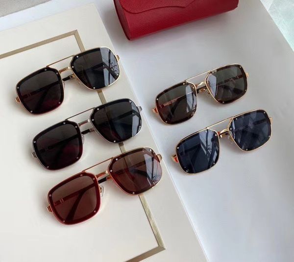 

protection sunglasses 0194s eyewear firmati screws fashion mens occhiali da sole sunglasses gold uv400 outdoor gold square wnqxm, White;black