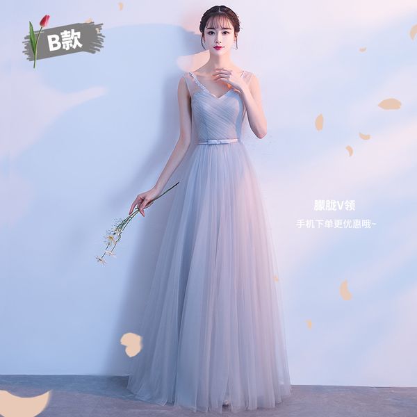 

gray bridesmaid dress 2019 long lace wedding party girl prom dresses chinese bridesmaid dress vestido de noiva s-4xl, Red