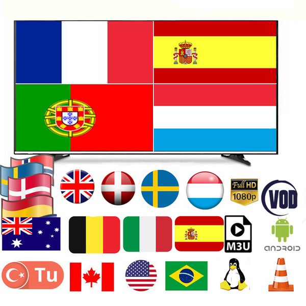 

subscription 6000 live 8000 vod 6 month 1 year account italy france spain portugal germany usa canada for android m3u smart tv