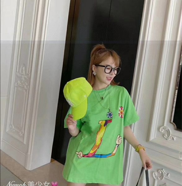 

20s summer womens tee shirt designer casual summer short sleeve print t-shirt fashion v womens splice t shirt clothes csl200317, White