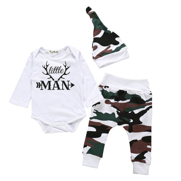 

toddler newborn baby boys long sleeve romper + pants + hat outfits set clothes, Pink;blue