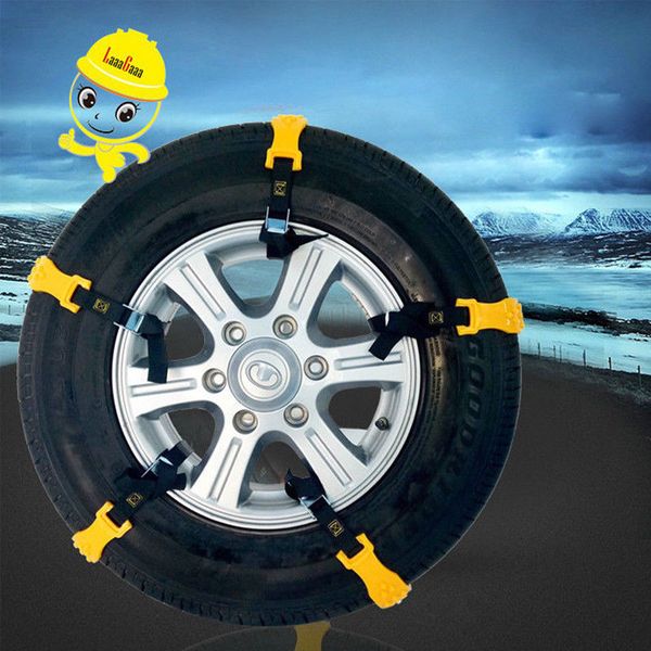 

1pc универсальный автомобильных шин anti-skid блок автомобиль emergency snow chain strap tool