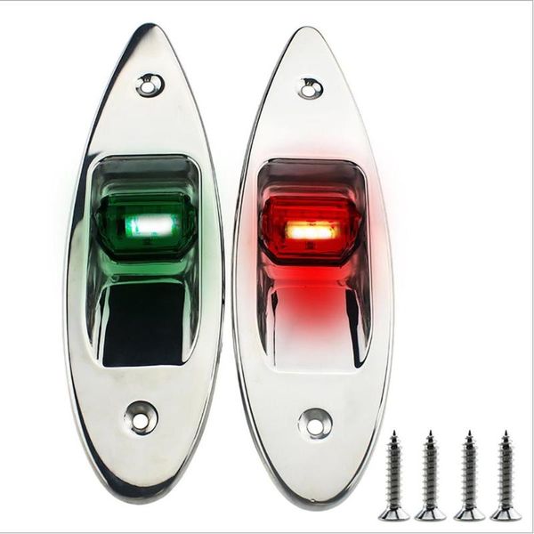 

12v marine boat led side bow light led side bow light red green indicator boat yacht navigation