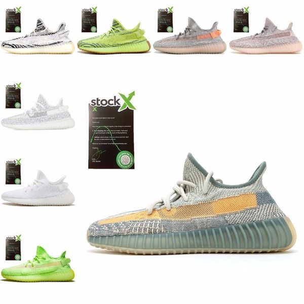 

kanye west static running shoes new israfil cinder desert sage earth tail light zebra womens mens trainers sneakers size 13 luxky j#006425