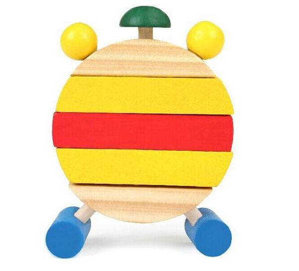 

hand made wooden clock toys for kids learn time clock educational toys