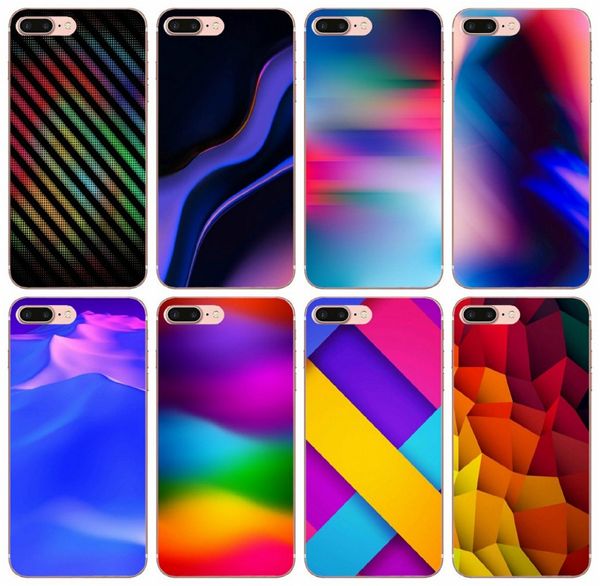 

tongtrade] colour gradient rainbow floral print case for apple iphone 11 pro max xs 8s 7s 6s galaxy s5 huawei mate 30 pro 1pcs 10pcs case