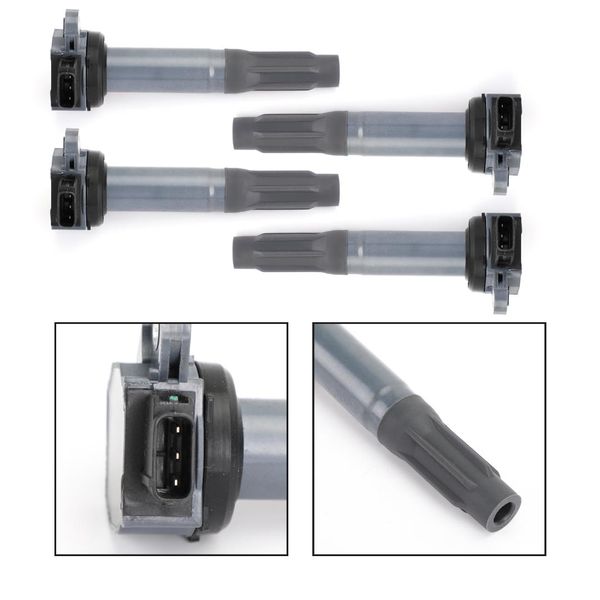 

areyourshop ignition coil 4pcs for 2010-2012 for legacy outback 2.5l h4 22433-aa621 ignition coil car auto parts