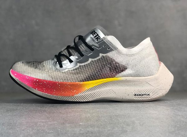 

20 stock x new zoomx fly next% volt pink green betrue white mens running shoes for women breathable men sneakers sports trainers size 36-45, Black