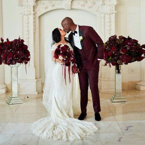 

на заказ мужские костюмы с брюками бордовый свадебный смокинг жених одежда мужской классический костюм terno masculino костюм homme 3 шт, White;black