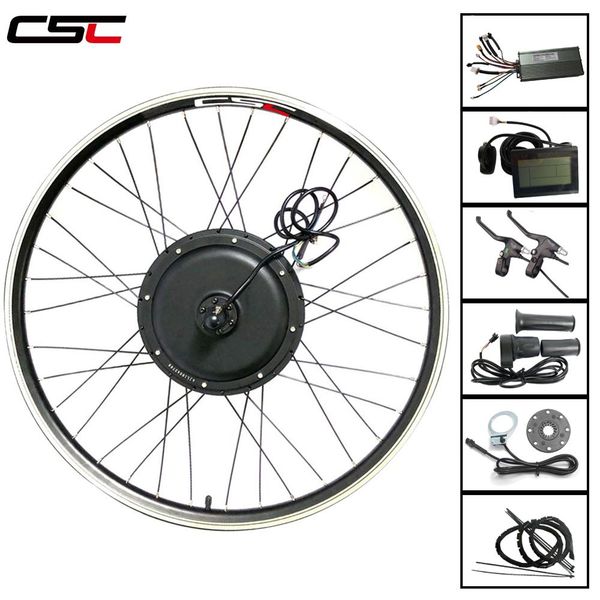 

ship from spain us russia electric bike conversion kit 48v 1000w 1500w 20 24 26 27.5 28 29in 700c ebike bicycle rear motor wheel