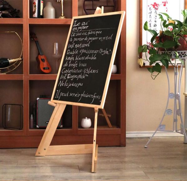 

kt board display advertising stand blackboards wooden vertical floor type poster stands folding shopping mall billboard