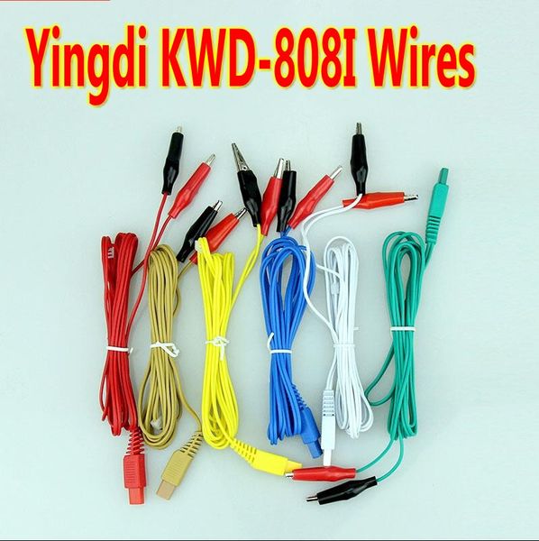 10pcs Dezenas Terapia fios clipe de fixação do cabo de chumbo peças para acupuntura elétrica Estimulador Máquina Ying Di KWD808-I 1.5M