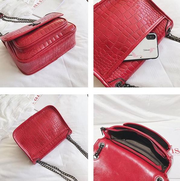 

new factory wholesale designer luxury handbags purses simple chain bag letter decoration ladies shoulder messenger bag