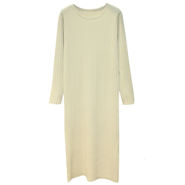 

2019 spring knitted wool slimming casual dress, Black;gray