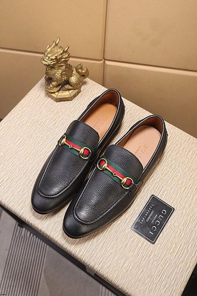 

19mm new italian men shoe formal wedding shoes mens business dress shoe men loafers luxury brands oxfords shoes for men sapato social yecq5, Black