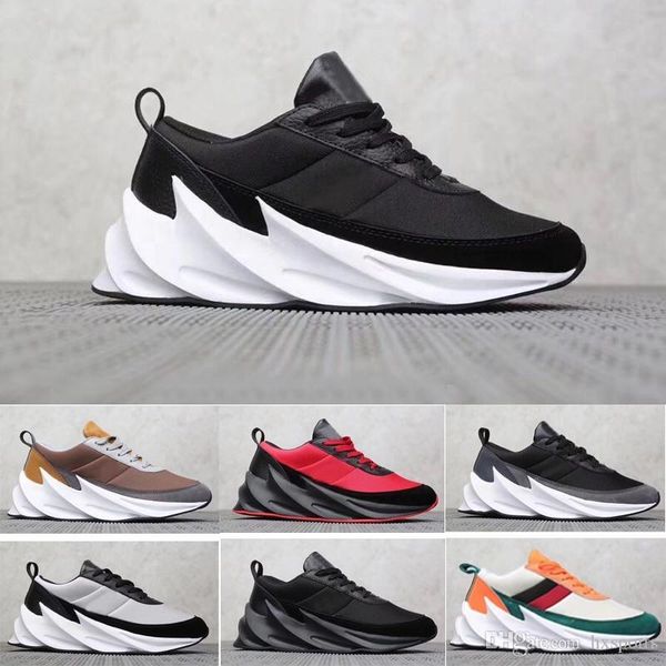 

2019 sharks concept tubular shadow knit trainer sports running shoes men's sneakers size7-11, White;red