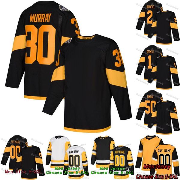 

30 Matt Murray 2019 Stadium Series Chad Ruhwedel Olli Maatta Kris Letang Casey DeSmith Juuso Riikola Bryan Rust Jersey