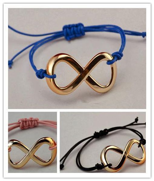 

цена промотирования! мути layer плетеный кожаный браслет ручной работы one direction бесконечность id браслет 3-х цветов бесплатная доставка, Black