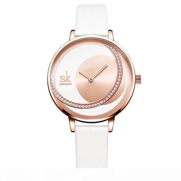 

shengke циферблата lady часы платье наручные часы оригинальные дизайн кварцевые наручные часы 001 творческий кварцевые часы наручные часы ul, Slivery;brown