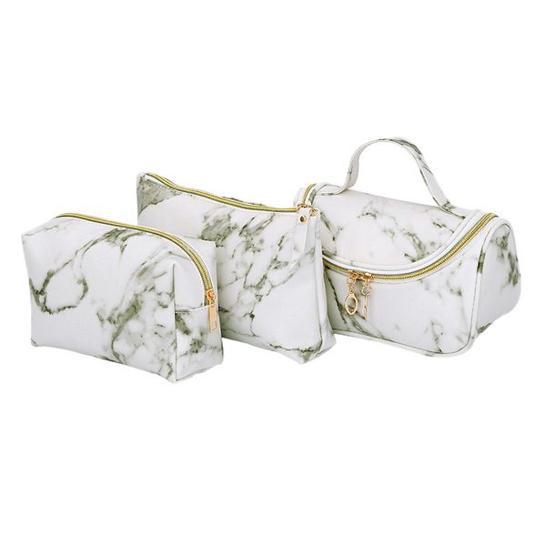 

portable toiletry bag marble makeup bag beauty cosmetic organizer tote toiletry