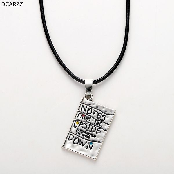 Acheter Des Choses Étranges Le Pendentif Lettre À L\u0027envers 11 Onze Collier Tour De Cou Cadeau Unique Pour Les Fans Filles Filles Bijoux En Gros De
